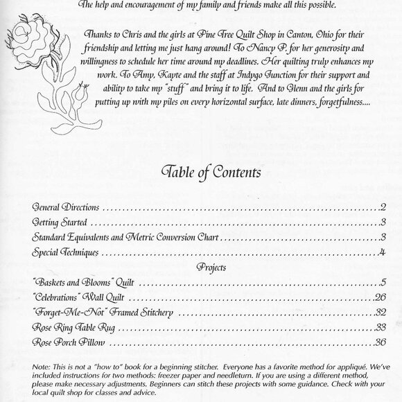 Baskets & Blossoms Quilt Patterns by Lisa DeBee Schiller - Like New - Picture 3 of 4